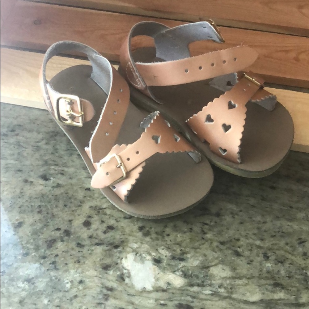 Rose Gold Saltwater Sandal.